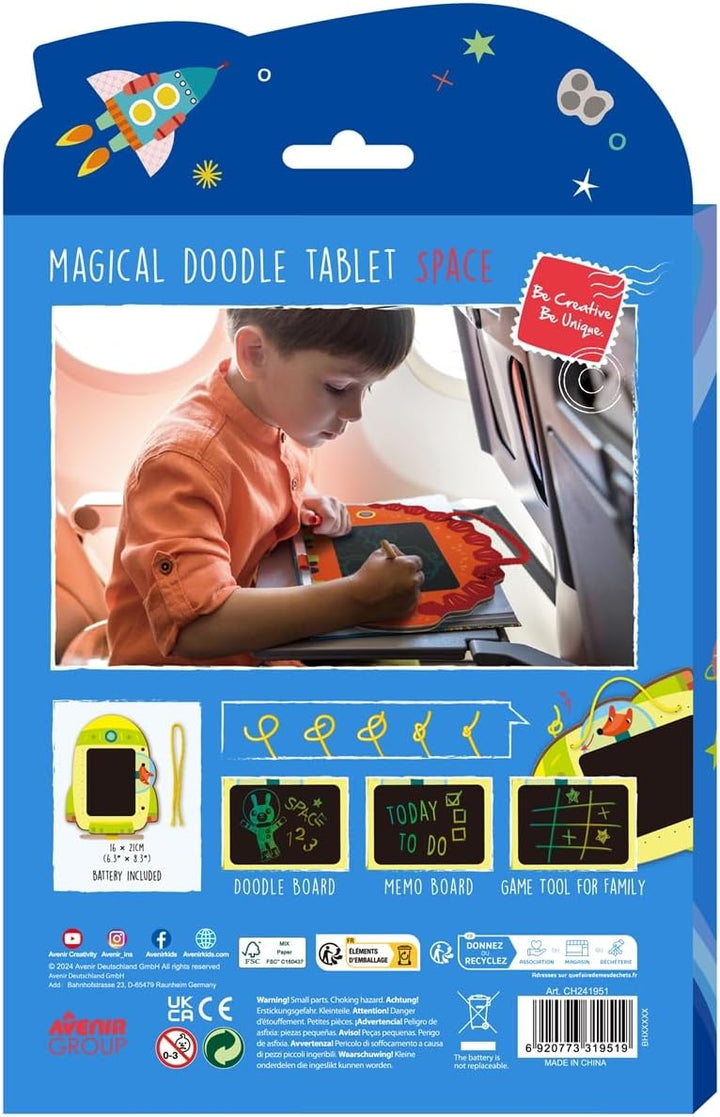 Juego Didáctico Pizarra Mágica Cohete Para Niños