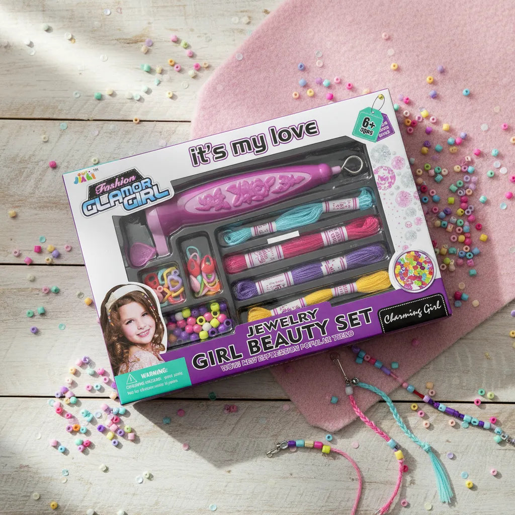 Juego Set  Accesorios Para Peinar Y Diseñar Niñas
