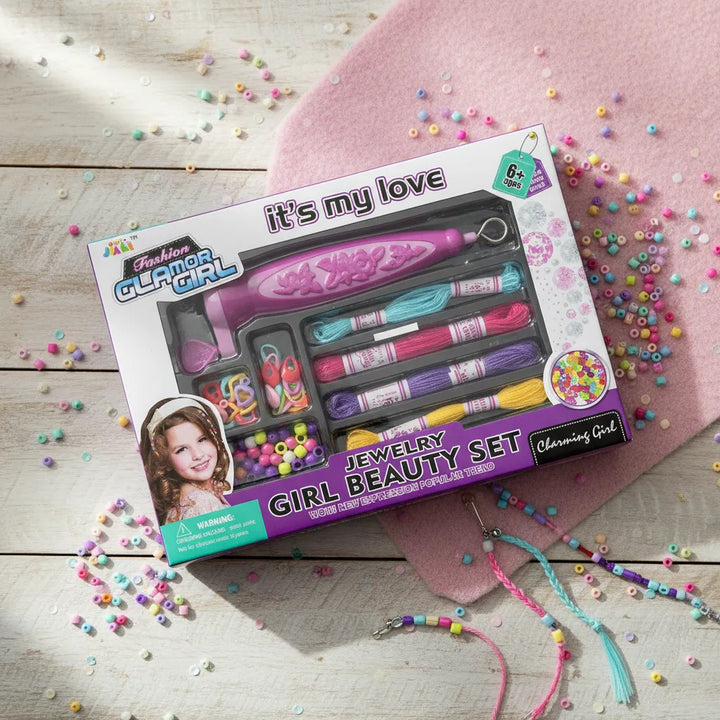 Juego Set  Accesorios Para Peinar Y Diseñar Niñas