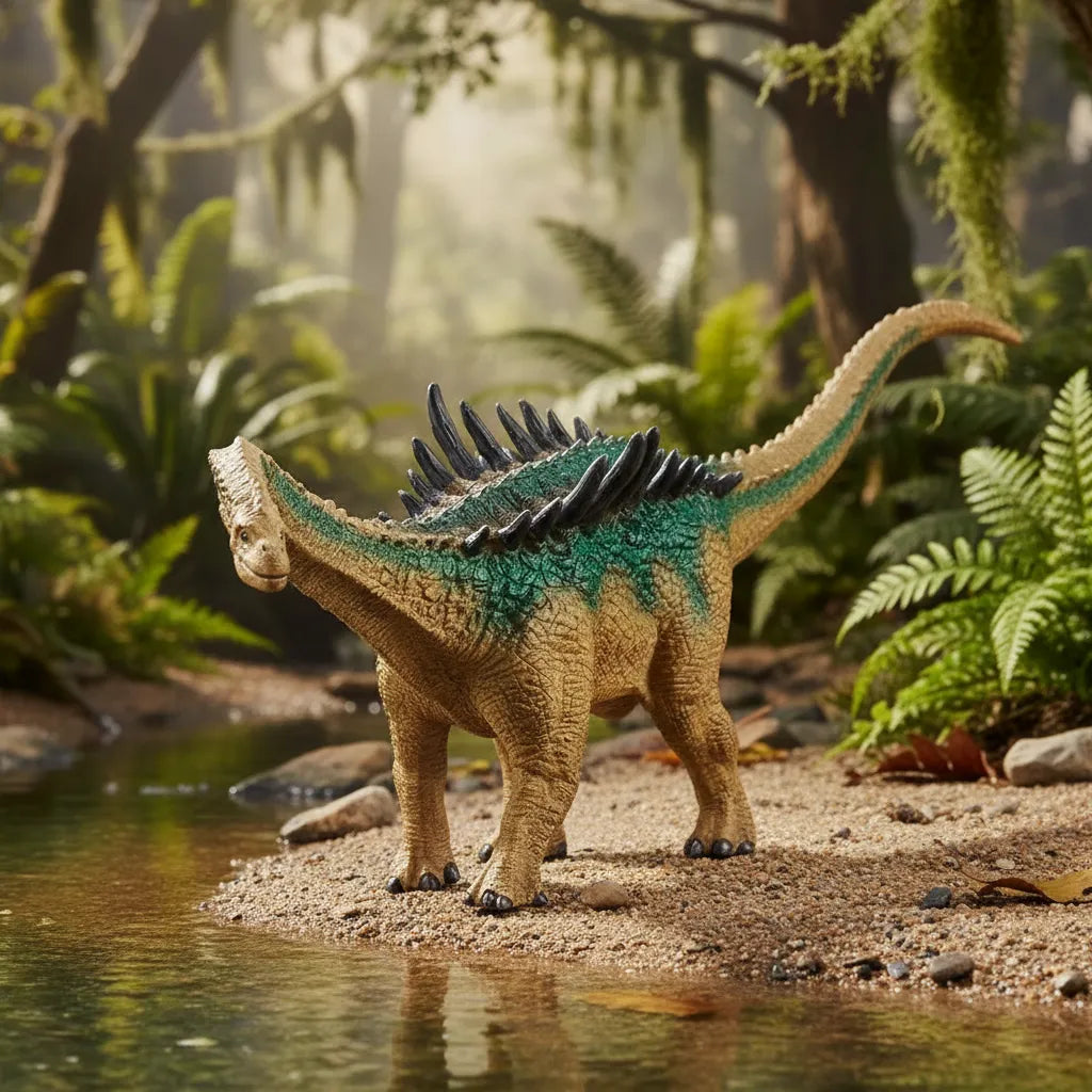 Figura Dinosaurios Agustinia Pintado A Mano