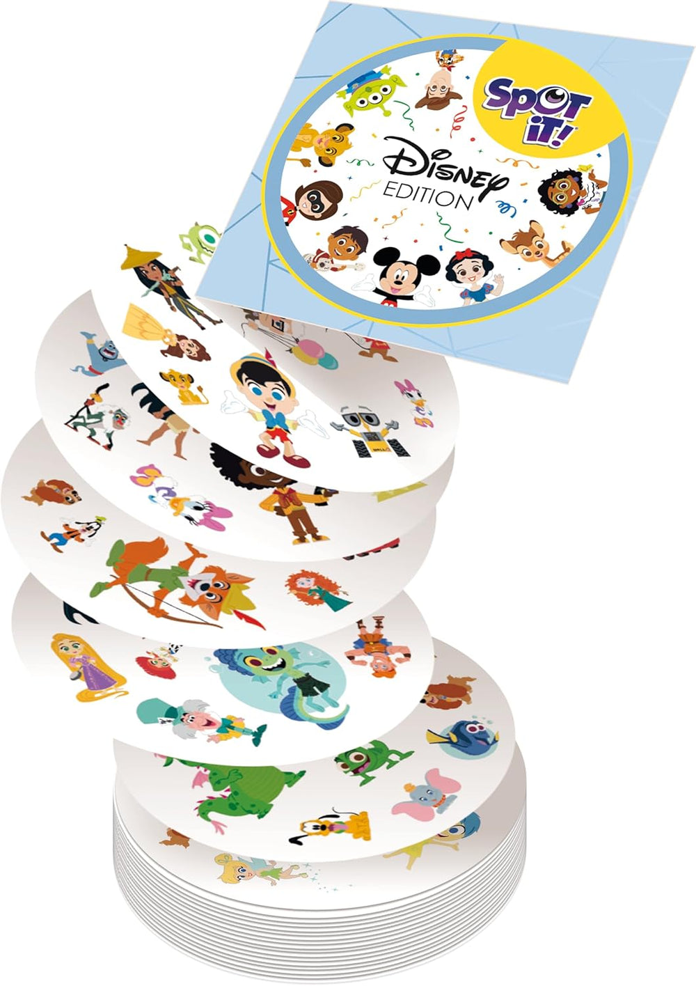 Juego De Mesa Dobble 31 Disney Estrategia Para Niños Familia