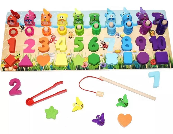 Juego Educativo De Madera Colores Para Niños