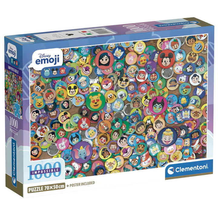 Rompecabezas 1000 Piezas Disney Emoji Clementoni Adultos