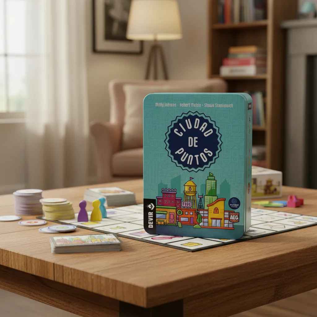 Juego De Cartas Ciudad De Puntos Estratégico