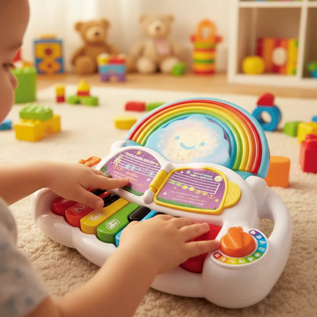 Juguete Piano Arcoíris Musical Para Niños