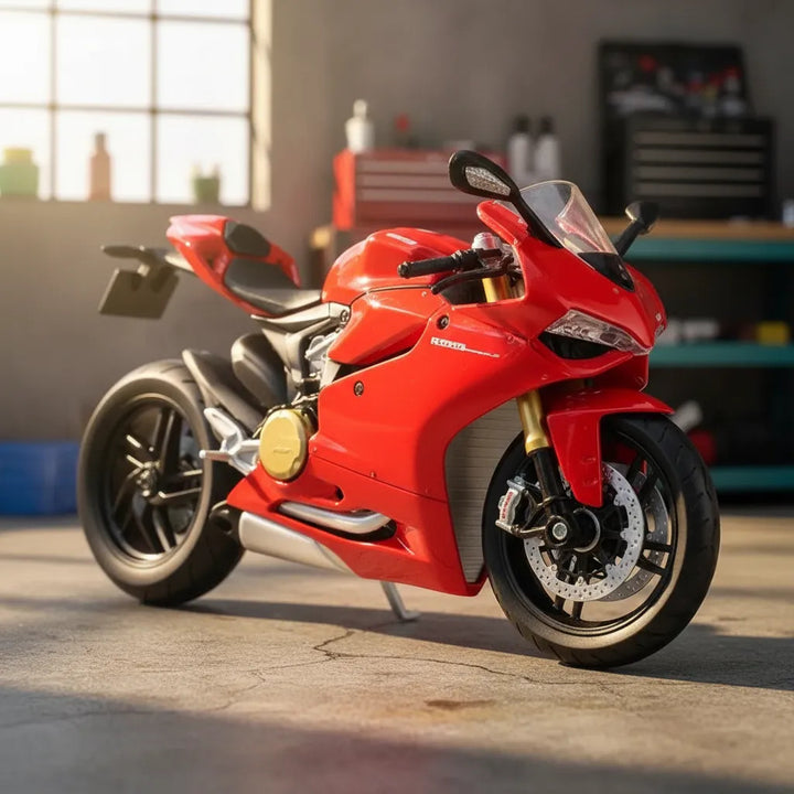 Moto Armable Escala 1/12 Maisto Ducati 1199 Panigale Rojo