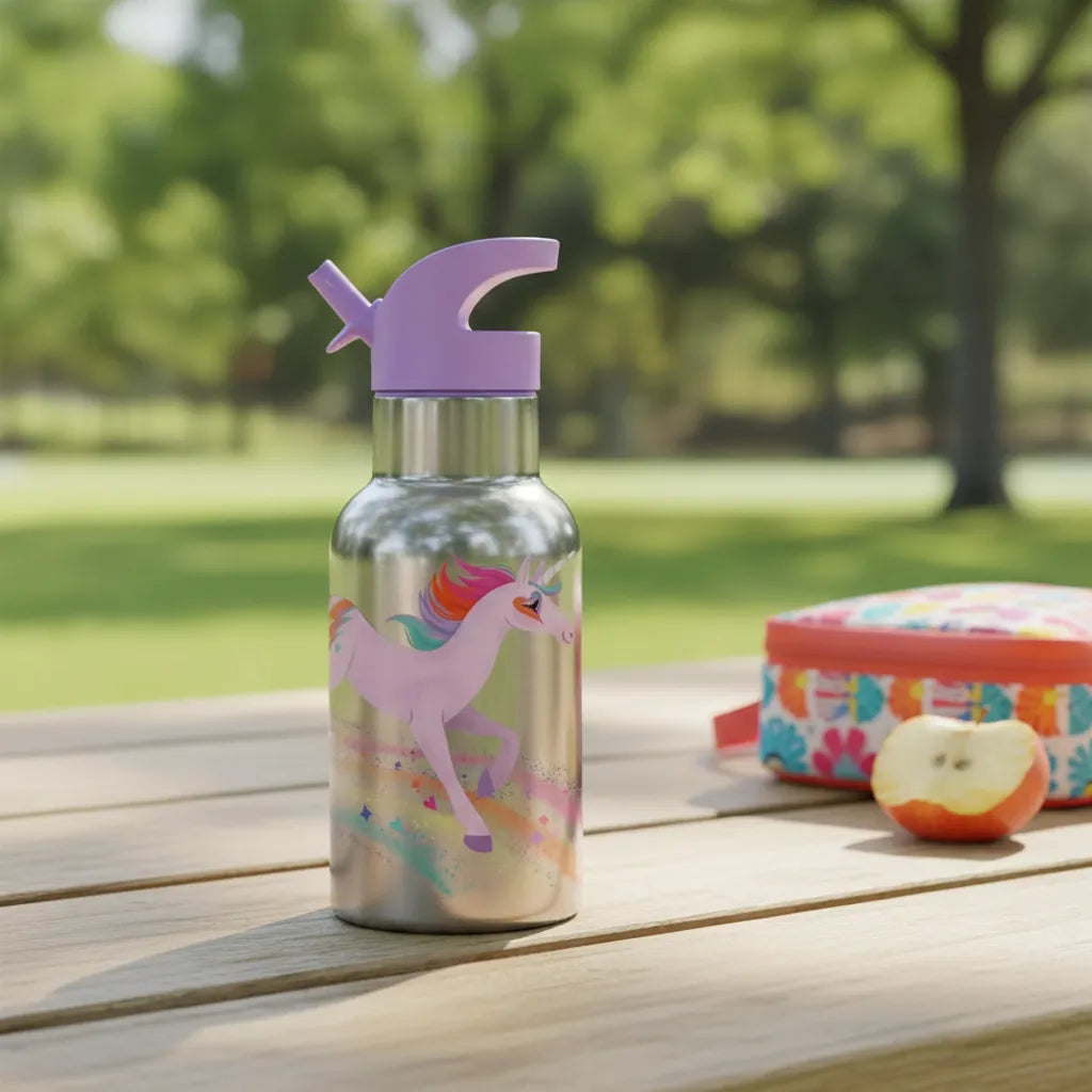 ermo De Acero Inoxidable Unicornio Para Niños