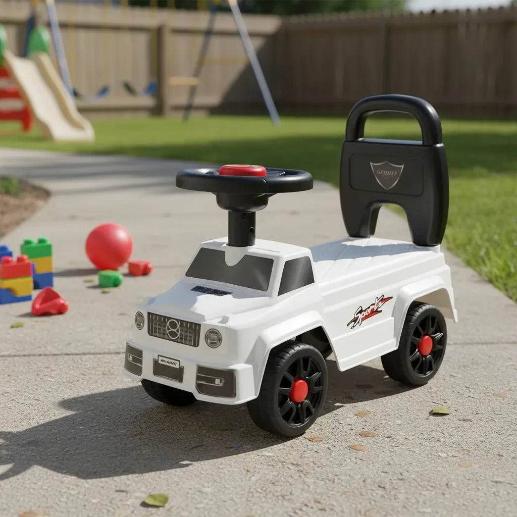 Carro Divertido Montable Blanco Para Niños