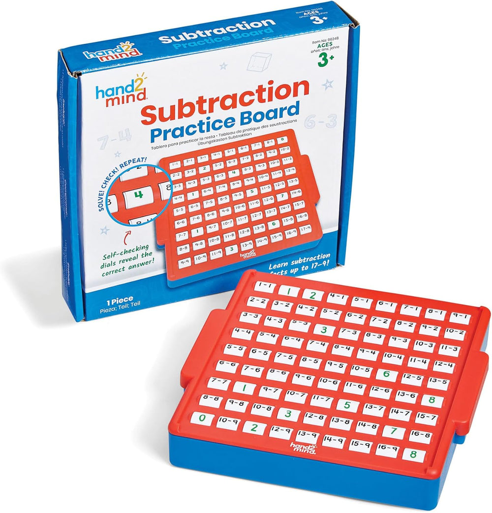 Juego Tablero Práctica De restas Para Niños
