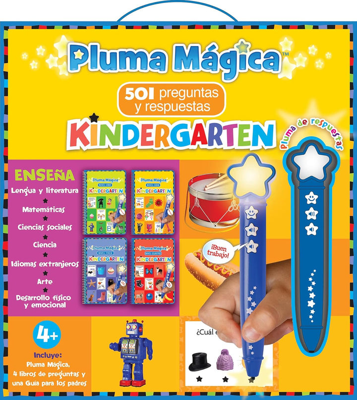 Libro Pluma Mágica Kindergarten Preguntas Y Respuestas Niños