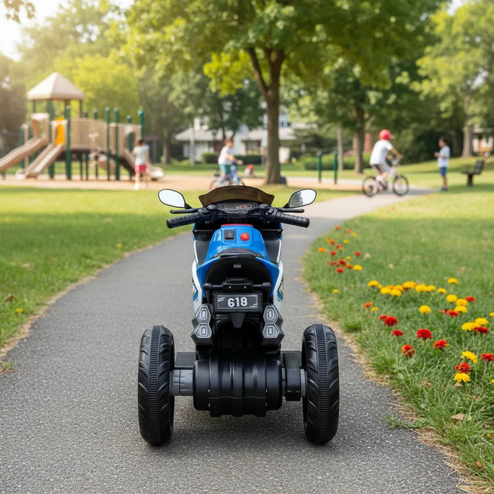 Moto Eléctrica policía Sonidos Luces Niños