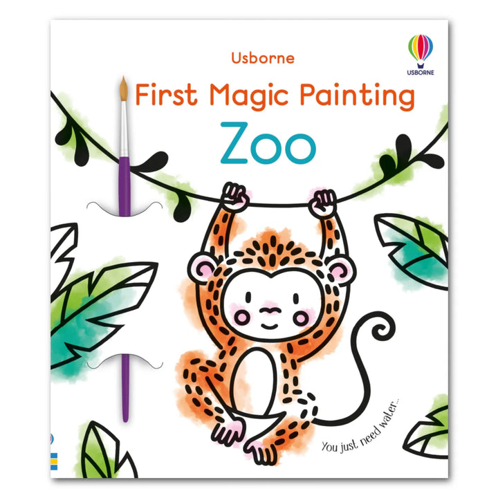 Libro Infantil  Zoológico Pinta Con Agua Niños