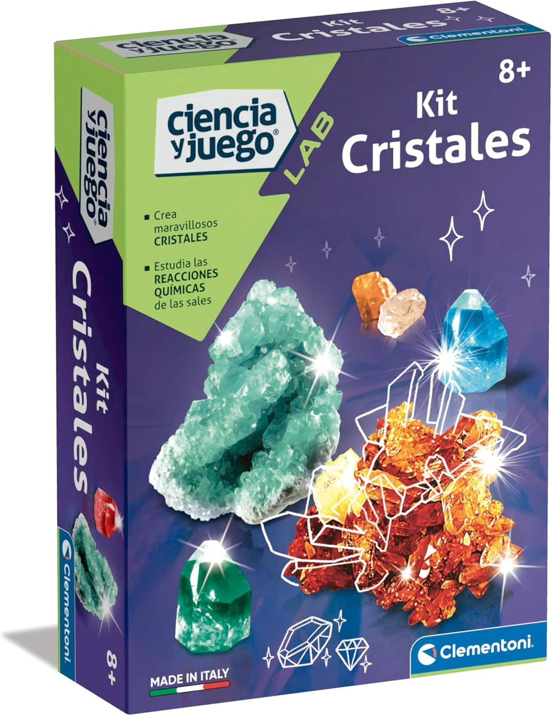 Juego Laboratorio Crea Cristales Para Niños