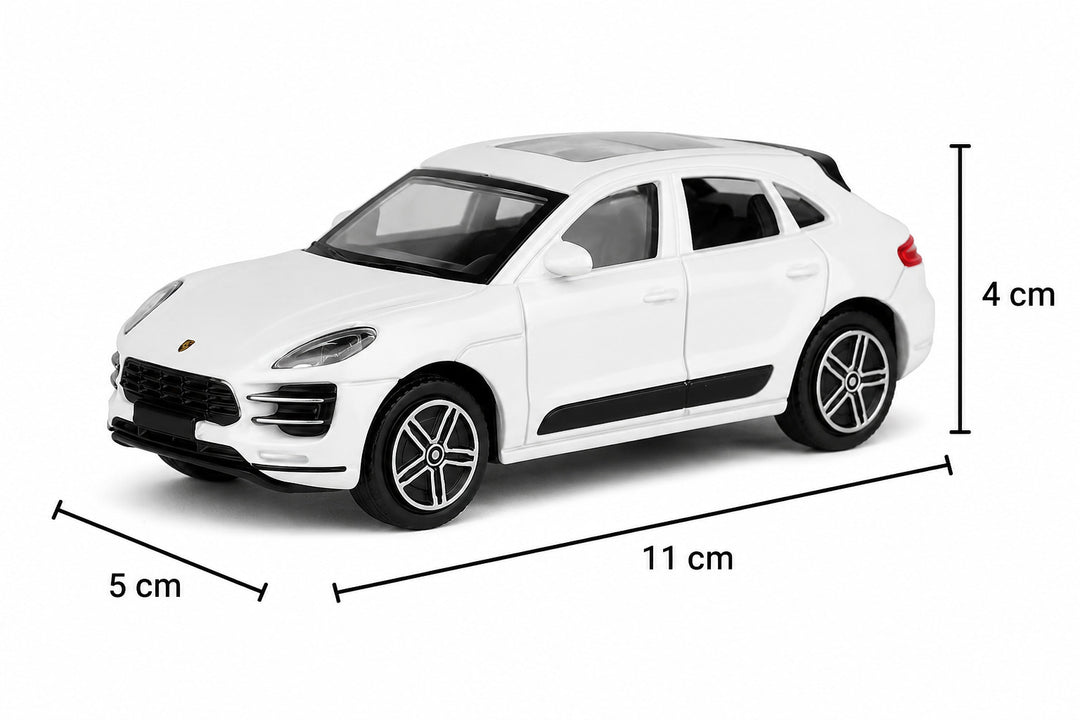 Carro Coleccionable Bburago 1/43 Porshe Macan Blanco