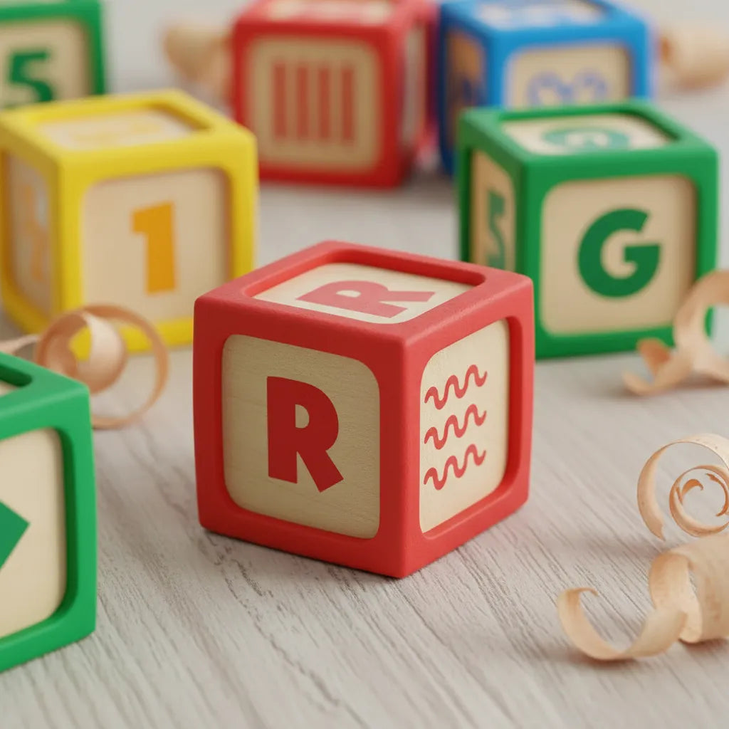 Bloques Didácticos Numeros y Colores Para Niños