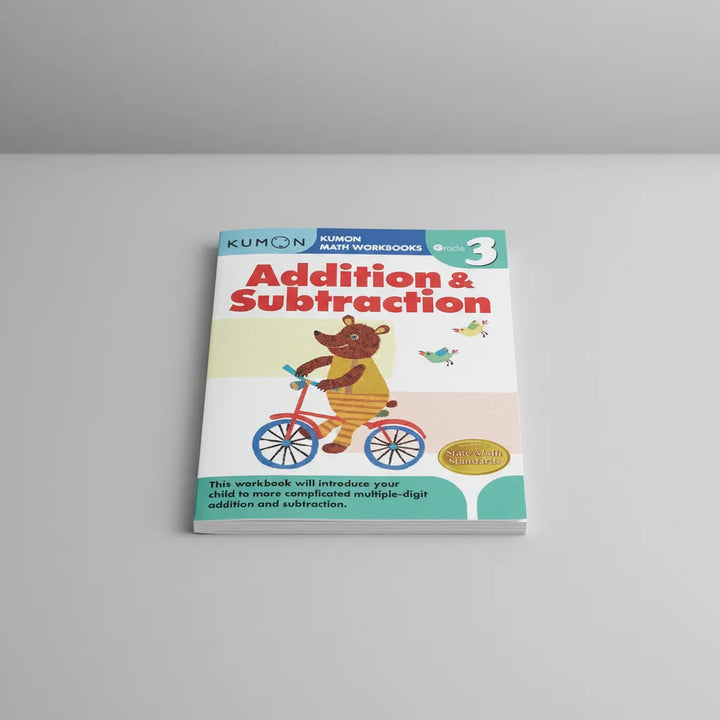 Libro Kumon Addition and subtraction grade 3 para Niños