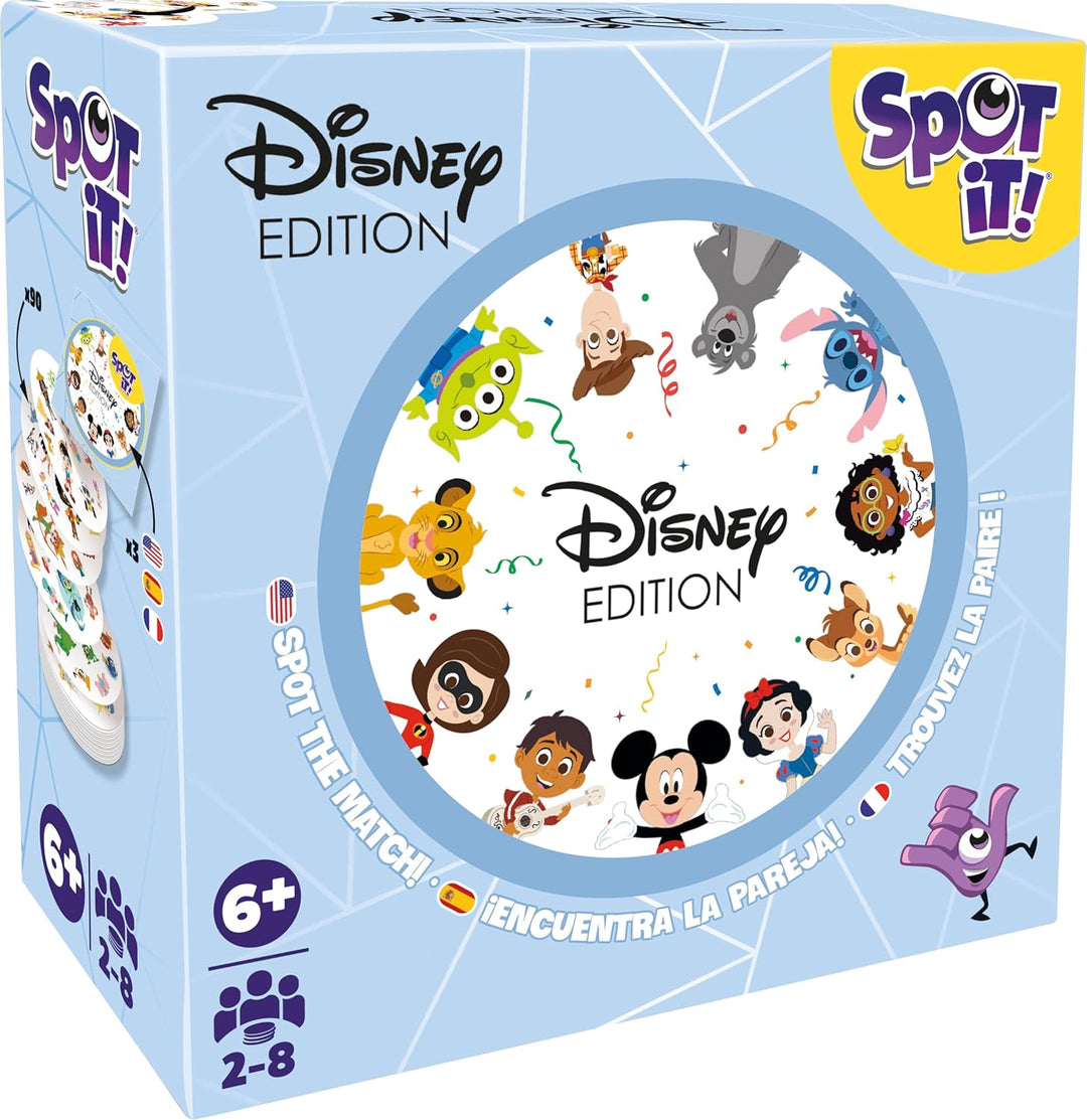 Juego De Mesa Dobble 31 Disney Estrategia Para Niños Familia