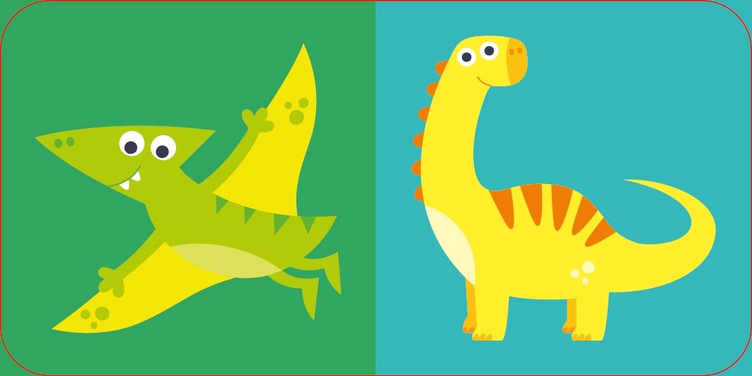 Juego Didáctico Dominó Dinosaurio Para Niños
