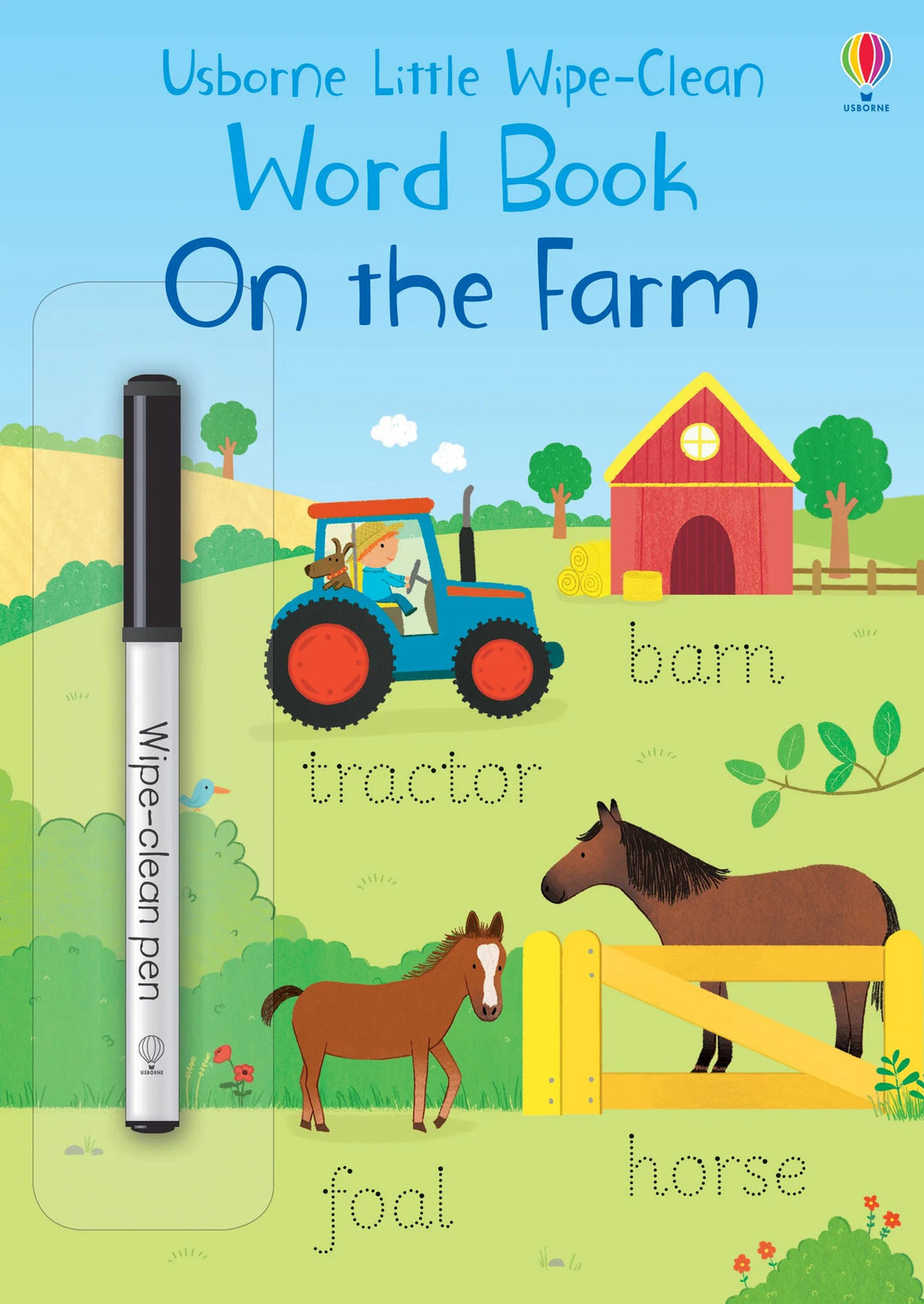 Libro Infantil Granja Aprendizaje Borrable Niños