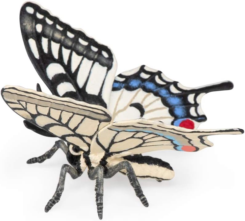 Figura Mariposa Rey Pintada A Mano Papo
