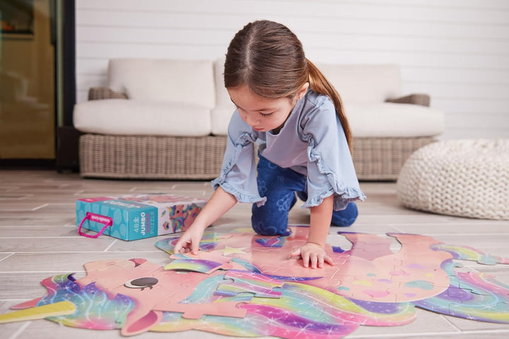 Rompecabezas Jumbo Unicornio 48 Piezas Para Niños