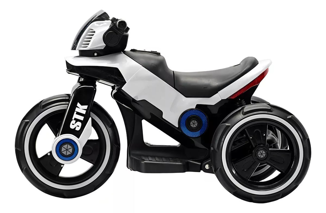 Moto Montable Eléctrico Star Trek Blanco Prinsel Niños
