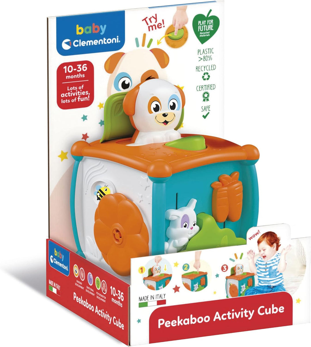Juego Didáctico Cubo Actividades Para Bebés