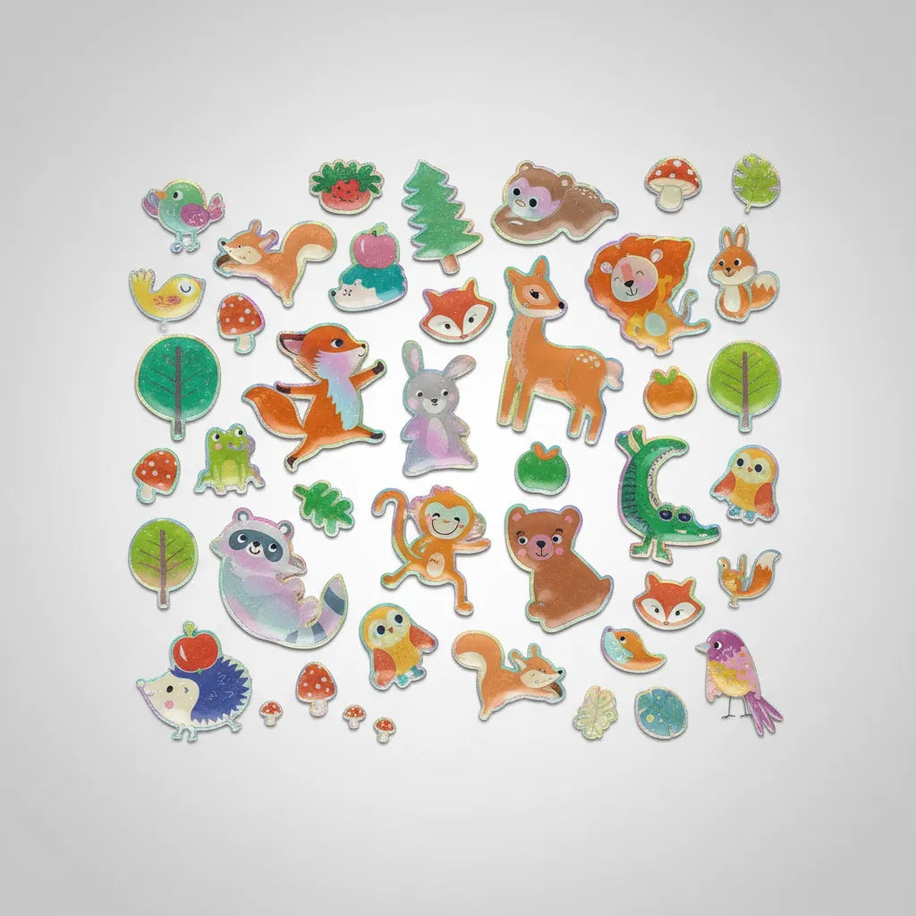 Juego De Stickers Animales Para Niños