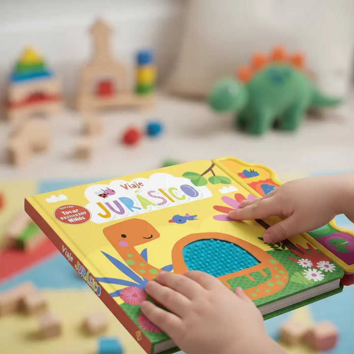 Libro De Sonidos Viaje Jurásico Aventuras Para Tocar Niños