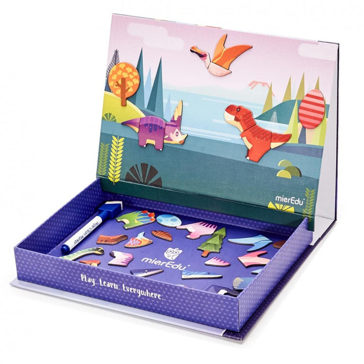 Juego Arte Magnético Dinosaurio Para Niños