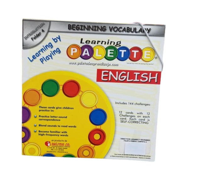 Juego Didáctico tarjetas ingles básico Para Niños