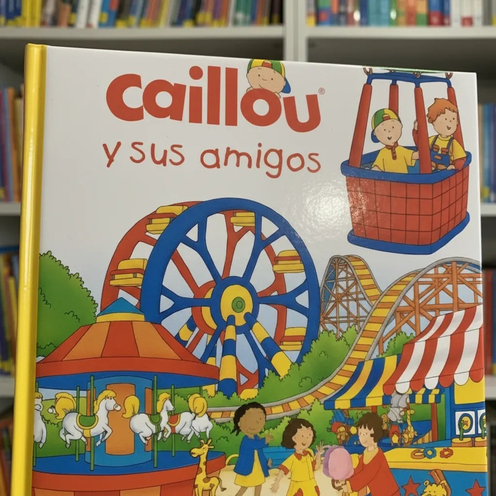 Libro Interactivo Caillou Y Sus Amigos Para Niños