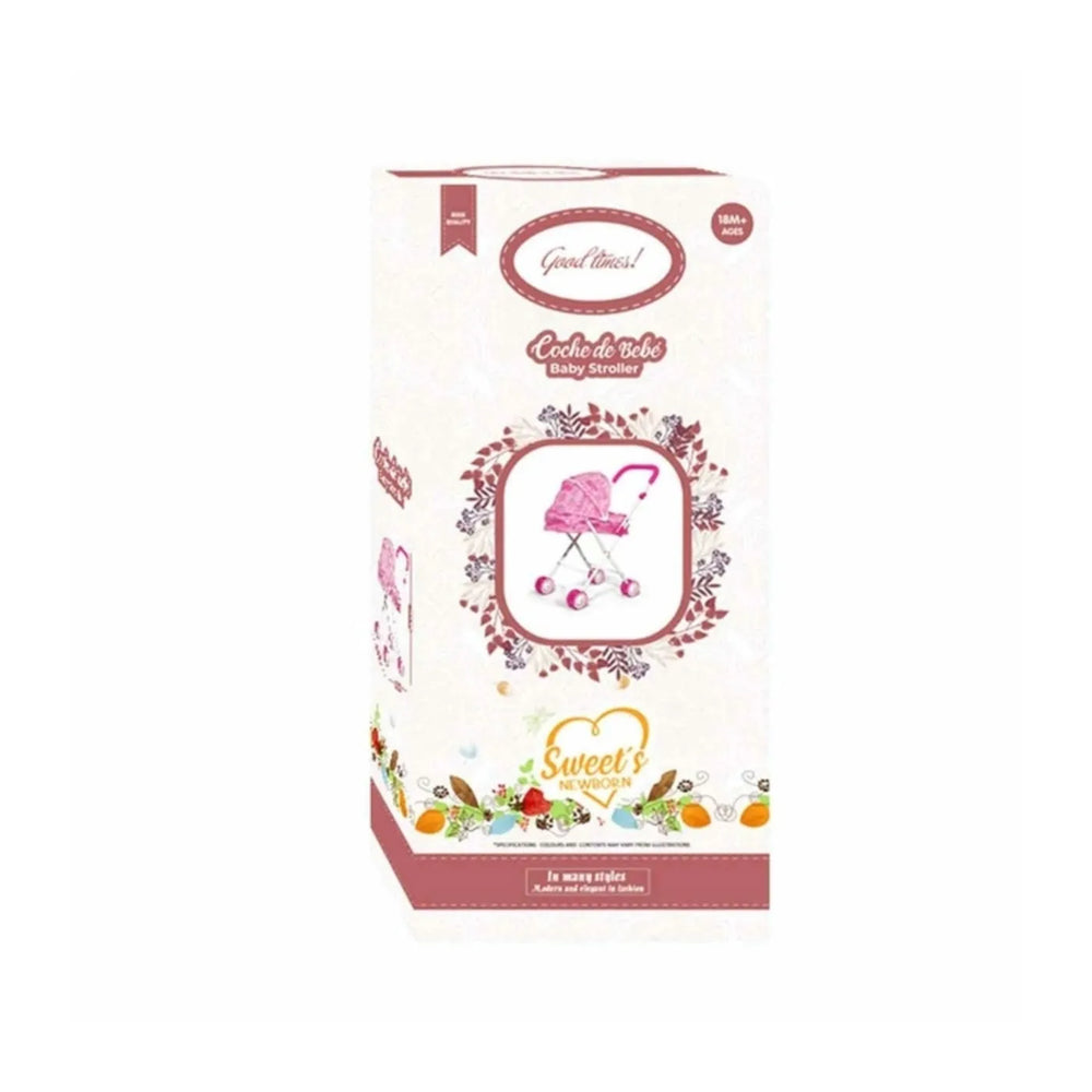 Juguete Infantil Coche Plegable Rosado Para Niñas