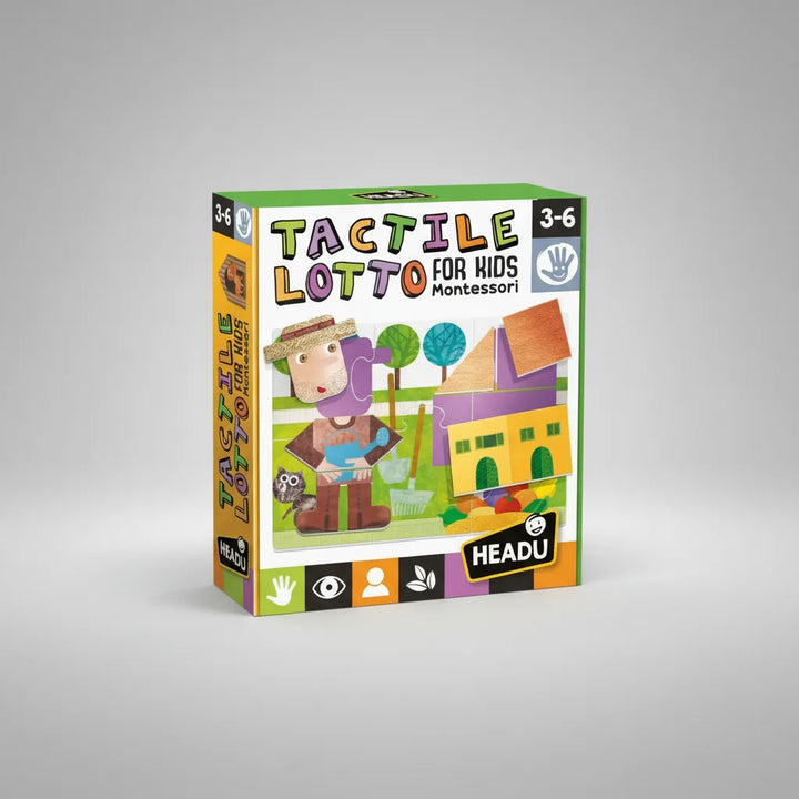 Juego Montessori Loteria Tactil