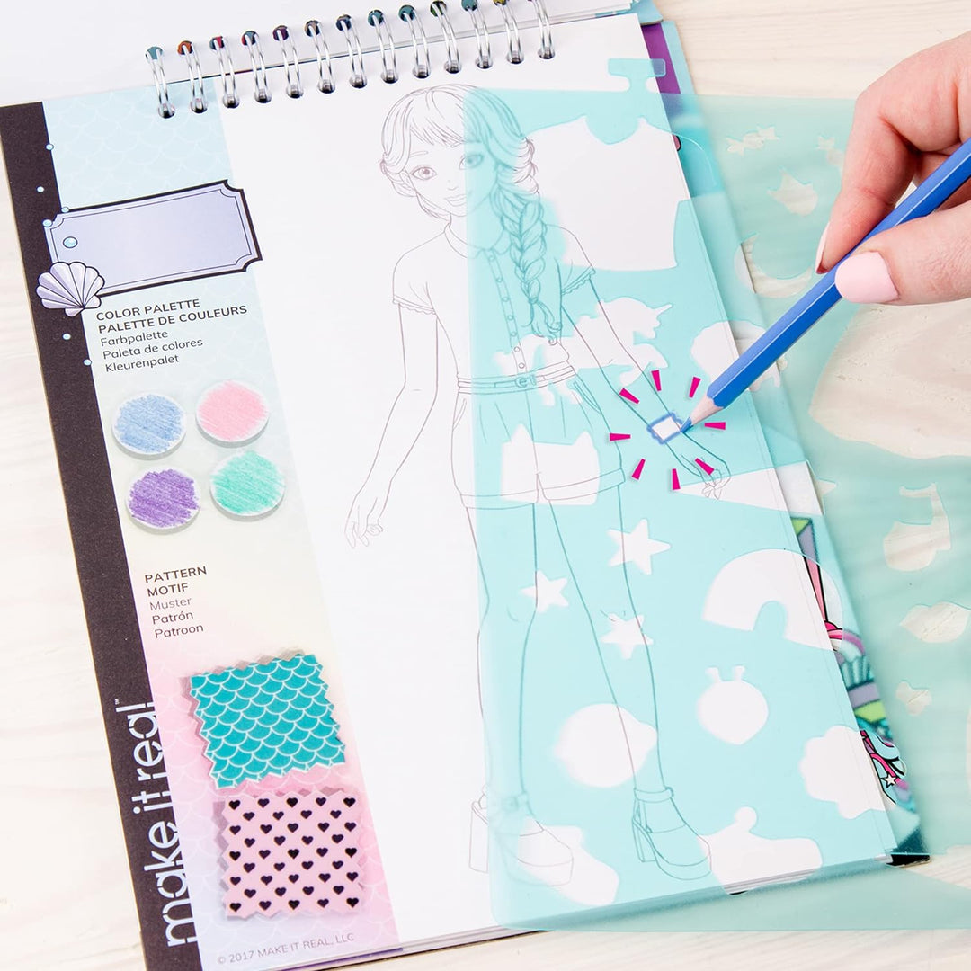 Juego Diseño De Moda Con Plantillas niñas