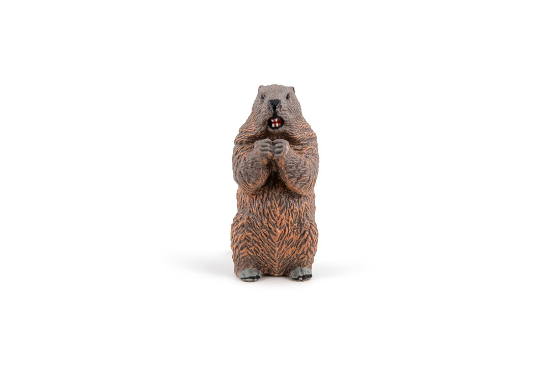 Figura coleccionables  Marmota Pintada A Mano