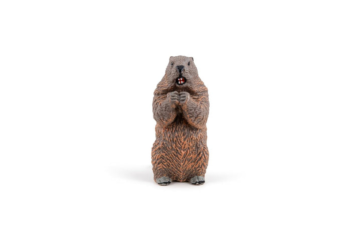 Figura coleccionables  Marmota Pintada A Mano