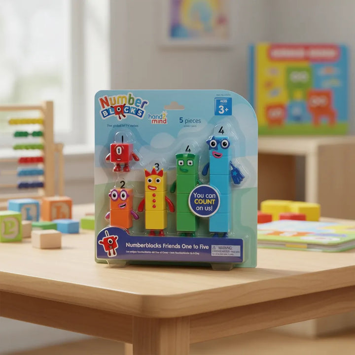 Juego Set Figuras  Numberblocks 1 A 5 Para Niños