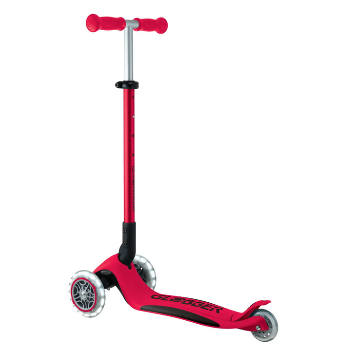 Patineta Primo Plus Lights Plegable Rojo Para Niños