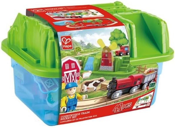 Juego De Construcción Trenes Y Granja Niños