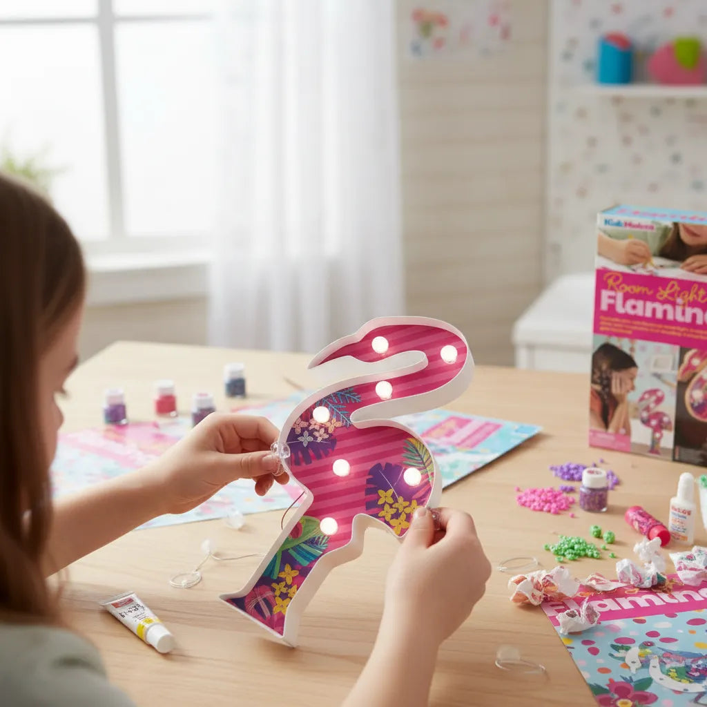 Lámpara de flamingo para decorar