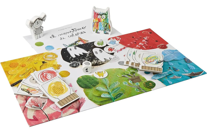 Juego De Mesa El Monstruo De Colores Para Niños Familia