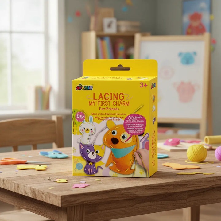 Set De Arte Y Manualidades Mascotas Tejidos Lv1