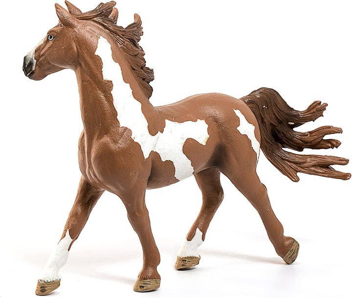 Figura Caballo Semental Pinto Pintada A Mano s