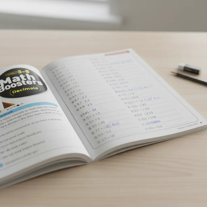 Libro Kumon Problemas Matemáticos Decimales En Ingles