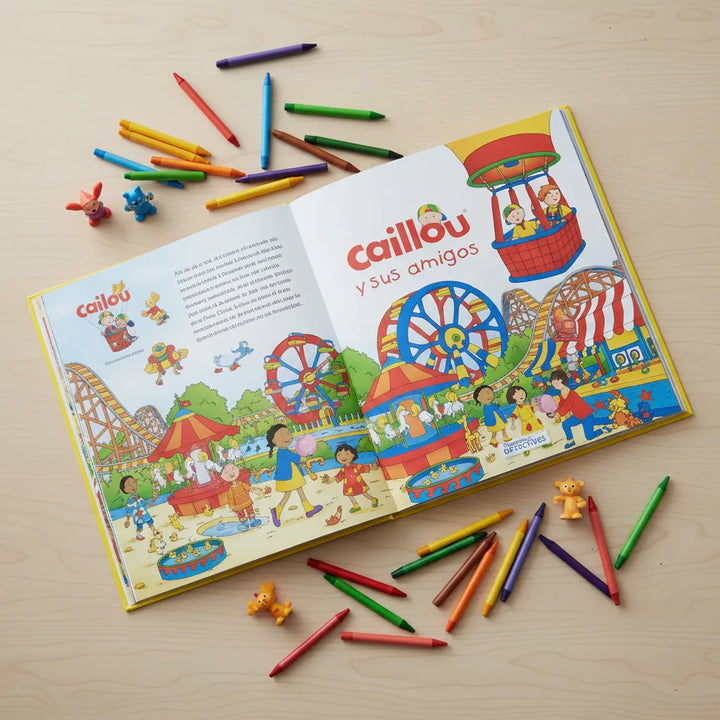 Libro Interactivo Caillou Y Sus Amigos Para Niños
