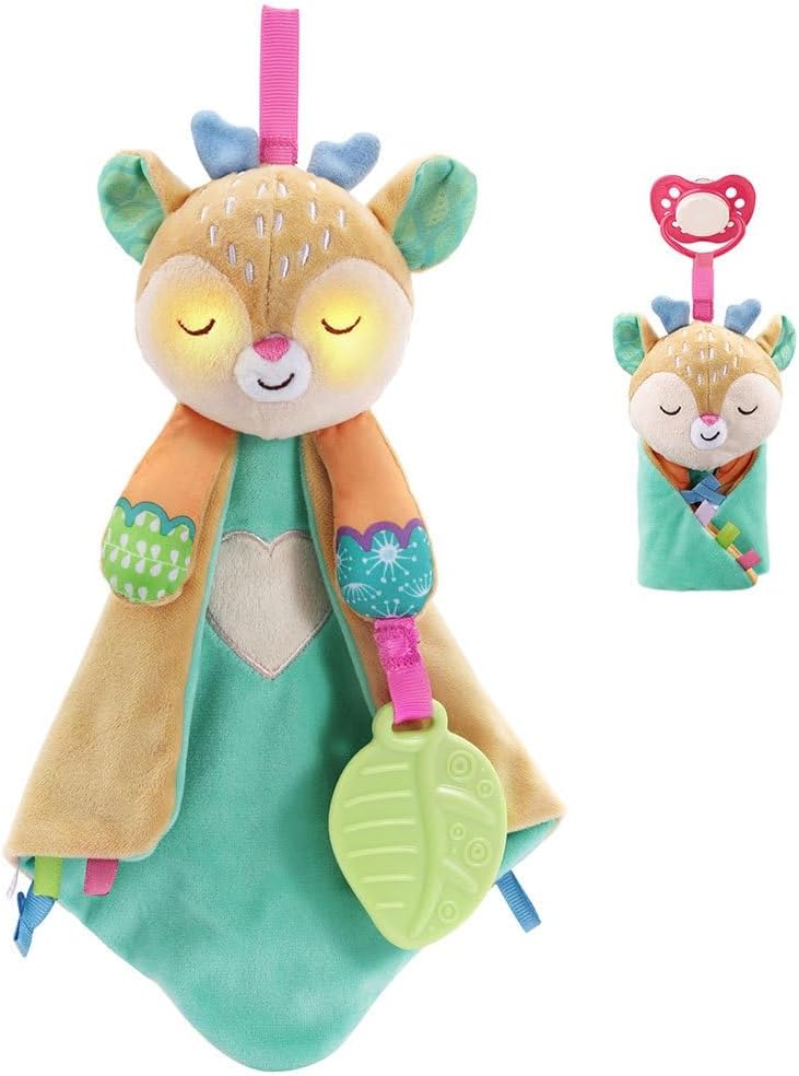 Peluche Cervatilla Con Luz Y Chupete Para Bebés