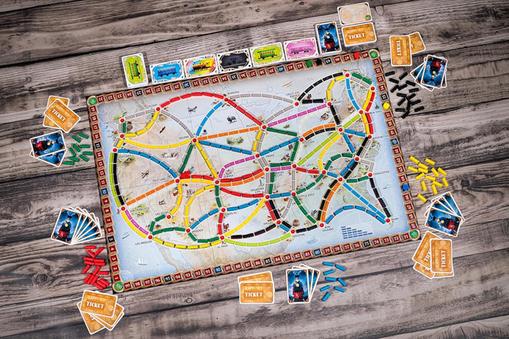 Juego De Mesa Aventureros Al Tren! America Refresh Niños