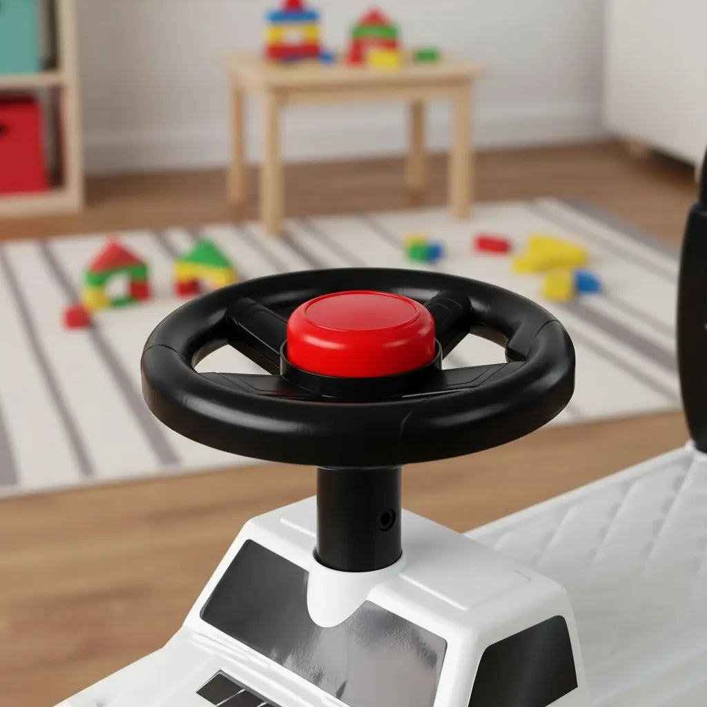 Carro Divertido Montable Blanco Para Niños