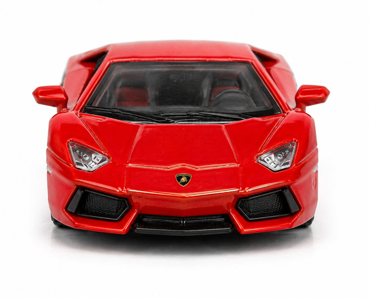 Carros A Escala 1:36 Lamborghini Aventador Coupe Naranja